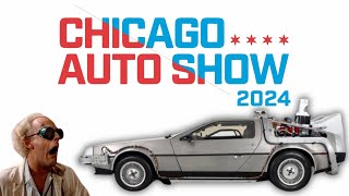 Chicago Auto Show 2024 Sit in the Delorean Time Machine [upl. by Rinna545]