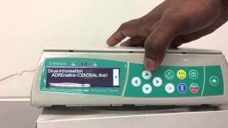 B Braun Infusion pump demo short video [upl. by Sile]