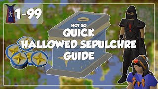 Hallowed Sepulchre Guide  Live Run  199 Agility  Old School Runescape [upl. by Ahsrat]