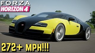 FORZA HORIZON 4  272 MPH Bugatti Veyron SS Setup [upl. by Eliot172]