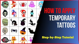 How to Apply Temporary Tattoos Perfectly StepbyStep Guide [upl. by Kepner]