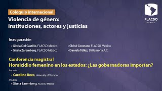 Conferencia Magistral Homicidio Femenino en los Estados ¿Las gobernadoras importan [upl. by Ram311]