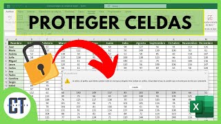 Como Proteger Celdas en Excel [upl. by Ylellan]