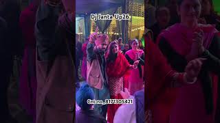 Himmat sandhu wedding punjabi famous singer dance live shorts Dj Janta Up26 Cnt no8171305421 [upl. by Spratt33]