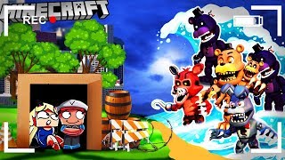 BAZA VS FNAF TSUNAMI  MINECRAFT TSUNAMI CHALLENGE  Vito VS Bella [upl. by Negem]