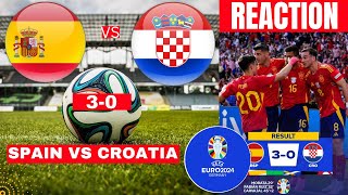 Spain vs Croatia 30 Live Stream Euro 2024 Football Match Score Commentary Highlights Espana Vivo [upl. by Valenta]