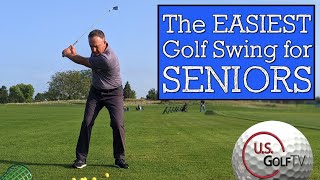 The Easiest Swing in Golf for Seniors VERTICAL LINE SWING [upl. by Awe]