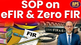 SOP on eFIR and Zero FIR [upl. by Yme]