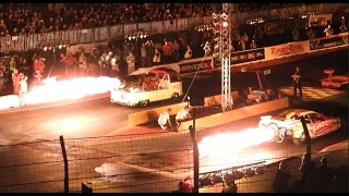 NitrOlympX 2022  Nightshow Highlights  Jet Cars Top Fuel Dragster quotWasserstoffraketequot [upl. by Nelloc118]