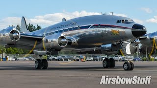 First Look Newly Restored C121A Constellation Takes Flight Air Legends Foundation [upl. by Ellenehc]