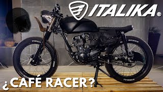 De moto de trabajo a Café Racer Italika Proyecto 100  Jorge Balderas [upl. by Rob]