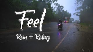 Just Feel it  Bike Riding Rain song [upl. by Assilem]