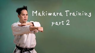 Makiwara Karate Training 2 by Tiru Jr Katsu senseiShuhari Shotokan Karate Association [upl. by Ettenan]