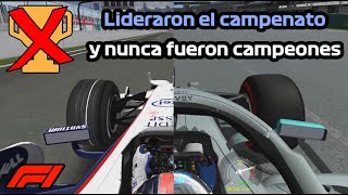 F1  Todos los pilotos que lideraron el campeonato y nunca fueron campeones [upl. by Kati]