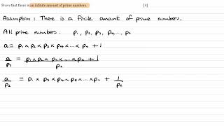 Proof Exam Questions  A Level Maths  Edexcel Pure Year 2  Q8 level 3 [upl. by Jacob]