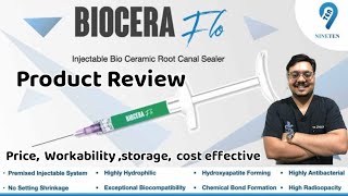 NINETEN COMPANY BIOCERA FLO BIOCERAMIC ROOT CANAL SEALER REVIEW PRICE WORKABILITY STORAGE COST [upl. by Adnwahsal]