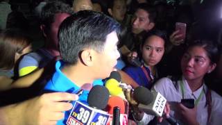 Junjun Binay defends dad from backlash over notes [upl. by Arrec]