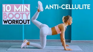 10 MIN ANTICELLULITE WORKOUT  Booty  No equipment [upl. by Dedrick]