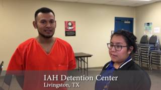 New Detainee Describes Experience at IAH Detention Center [upl. by Adnileb]