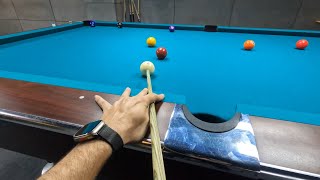 pool Headcam pov amp Table View Cue Ball Control asmr satisfying videos gopro [upl. by Roswell992]