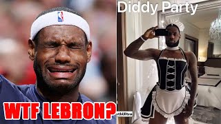 LeBron gets ROASTED as SHOCKING quotPHOTOquot GOES VIRAL of him at Sean Diddy Combs PARTY [upl. by Seve]