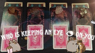 Who is keeping an eye 👁 on you Pick a card reading [upl. by Hewitt]