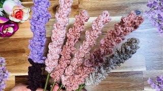 Diseña FLORES de Lavanda a Crochet en 5 min 🌸💐 [upl. by Sitnerp351]