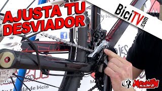 Cómo ajustar un desviador delantero de bicicleta [upl. by Alisia]