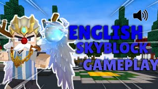 🔥 ENGLISH SKYBLOCK GAMEPLAY 🤑 WITH MIC BLOCKMAN GO SKYBLOCK LIVE [upl. by Eisor]