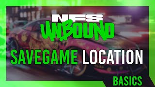 Savegame Location  NFS Unbound  Simple Guide [upl. by Dieter]