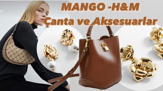 MANGO VE HampM YENİ SEZON VE İNDİRİMLİ ÇANTA VE AKSESUARLAR  VLOG [upl. by Leuqer]