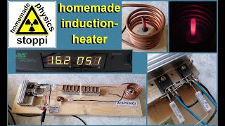 Homemade Inductionsheater with a mazzilli ZVScircuit  DIY Induktionsheizer mit ZVSSchaltung [upl. by Drofliw352]