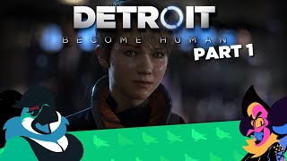 STREAMER GOES DEVIANT  Qweave  Detroit Become Human  Part 1 [upl. by Nauquf]