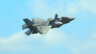 USMC F35B Demo 2024 Charleston Air Show [upl. by Lanuk]