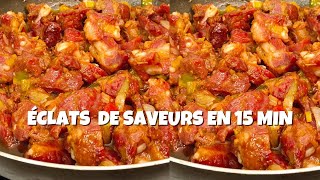 CUISINE AFRICAINE EXPRESS  Jai réalisé Cette Recette en seulement 15 min  CÔTES FUMÉES à la Poêle [upl. by Sabas]