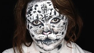 SNOW LEOPARD MAKEUP TUTORIAL [upl. by Lyon]