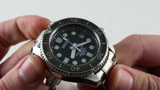 Seiko Marinemaster 300 Automatic Diver SBDX017 Luxury Watch Review [upl. by Ertnom]