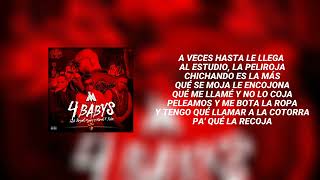 Cuatro Babys  Maluma  Noriel Ft Bryant Myers amp Juhn Letra [upl. by Cindra]