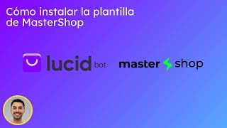 Cómo instalar la plantilla de MasterShop [upl. by Petrick928]