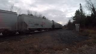 CN 314 South Washago railfanning with the thebarrielinecrew railways [upl. by Bezanson]