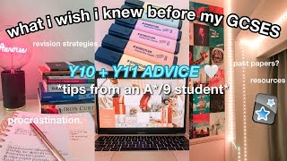 GCSE Advice 2021 Things I wish I knew before Year 10  Year 11 Tips from an A9 Student [upl. by Joshuah]