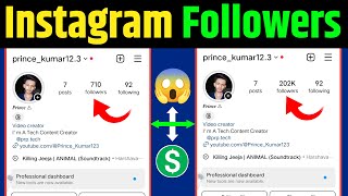 200K Free followers  Instagram Par Followers Kaise Badhaye  How to increase followers on Instagram [upl. by Eenaj153]