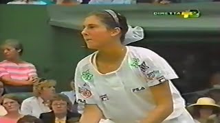 Monica Seles vs Nathalie Tauziat Wimbledon 1992 QF [upl. by Assiral]