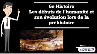 6e Histoire  Les débuts de lhumanité [upl. by Elyrehc]