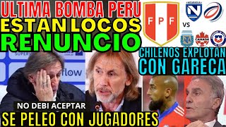 NO DURÓ NI UN MES GARECA ACABA DE RENUNCIAR A CHILE POR PELEA CON JUGADORES SE PRONUNCIÓ SORPRENDE [upl. by Obla685]