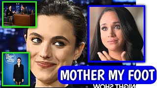 YOU DONT HAVE ANY KIDS Margaret Qualley Destroys Meghan on The Tonight Show with Jimmy Fallon [upl. by Annais]