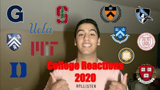 College Decisions IVY DAY Reactions 2020 amp More [upl. by Jeminah]