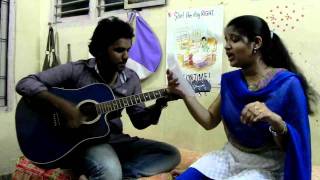 Varsham MundugaMazhai VarumSegaVeppam Guitar cover by Haritha and Naren [upl. by Kir973]