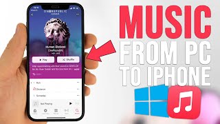 Get Music from Computer to iPhone Apple Music Library 2023 [upl. by Nautna135]