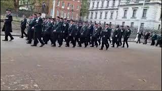 Veterans March back to Horse Guards Parade Sunday 12 November 2023 [upl. by Nrubua]